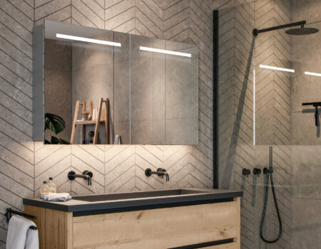 HIPP-Design spiegel met LED-verlichting
