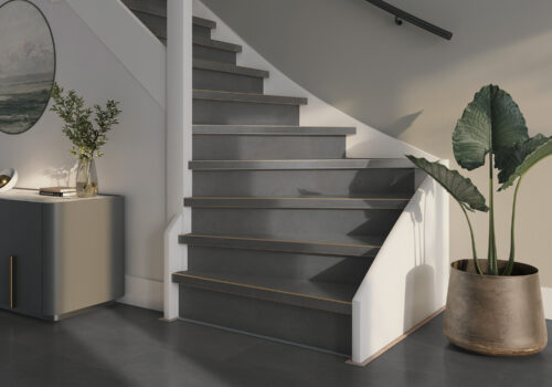 Marboma PVC traprenovatie betonlook